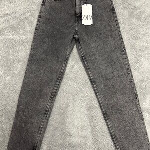 Zara Charcoal Denim Jeans